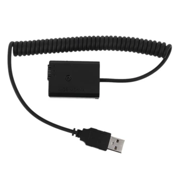 USB za NP-FW50 Nadomestno Baterijo Eliminator Napajanje Pomlad Kabel za Sony A7 A7RII A6500 A6400 A6300 A6100 A6000 Fotoaparat