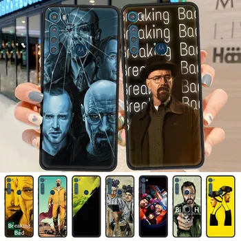 Ohišje za Motorola Moto G9 Igrajo G8 Moč Lite Eno Fusion Plus Hiper G30 Črna G Pisalo Telefon Kritje Funda Heisenberg Breaking Bad