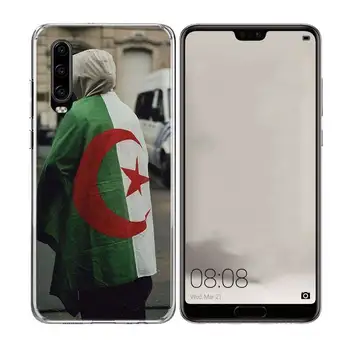 Alžirija zastavo Mehko TPU Odbijača Primeru Za Huawei Honor 10 9 lite P Smart Plus Z 2018 8S 8X Y5 Y6 Y7 Y9 2019 Pokrov