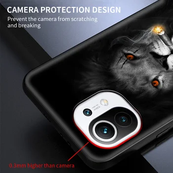 Živali, Tigri, Levi Volkovi Silikonski Mehko Coque za Xiaomi Mi Poco X3 NFC M3 10S 9T 10T 9 Lite Opomba 10 Pro 5G 11 CC9 Primeru Telefon