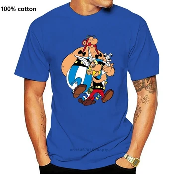 Asterix T Shirt Asterix In Obelix T Shirt Ulične Kratek Rokav Tee Rokavi Moški 100 Odstotkov Bombaža Xxx Grafični Super Tshirt
