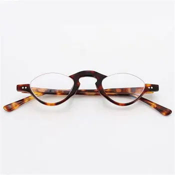 Elbru Vroče Slog Anti-modra Svetloba Obravnavi Očala Pol Okvir Moški Ženske Anti-utrujenost Presbyopia Očala Dioptrije +1.0 3.5