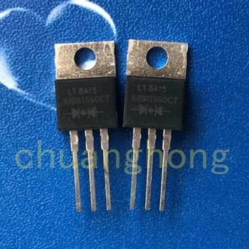 1pcs/veliko MBR1560CT 15A 60V originalno pakiranje novo MBR1560 Schottky Usmernik diode TO-220