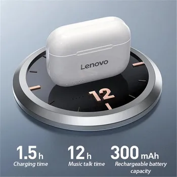 Novi Originalni Lenovo LP1S TWS Brezžične Slušalke Bluetooth 5.0 Hi-fi Stereo Slušalke bas z Mikrofonom Slušalke IPX4 Nepremočljiva