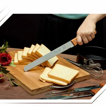12 inch iz nerjavečega jekla in veter slicer kruh nož torto nož solata nož krema za torto dekoracijo kuhinje peko orodja