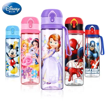Disney Steklenica Za Vodo Otroci Neposredno Pitne Minnie Mickey Mouse Skodelice Poletje Risanka Hranjenje Študent Šolskih Otrok Šport Steklenice, 2019