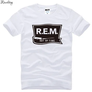 Nov Poletni R. E. M. moška T -srajce Moda Hitro Gibanje Oči, Rock Moška majica s kratkimi rokavi Iz Časa, Kratek Rokav, O-vratu Hip hop Vrhovi Tees