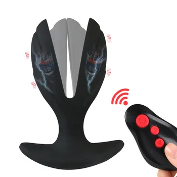 Nosljivi Električnega Udara Analni Dilator Vibrator Odpiranje Butt Plug Prostate Massager Brezžični Daljinski Analni Seks Igrača za Žensko, Moškega