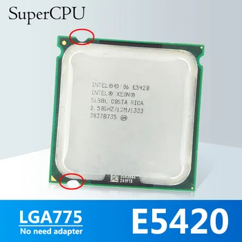 Intel Xeon E5420 2.50 GHz PROCESOR Procesor 12M 80W 1333 LGA 775 mainboard ni treba tok Namizje, enako intel Q6600
