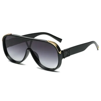 2021 Luksuzne blagovne Znamke Design luksuzni Okrogla sončna Očala za Moške, Potovalne Ženske Modni Trend Retro Oversize sončna Očala Odtenki UV400