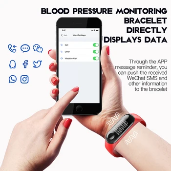 LCD Smart Barvni Zaslon Watch Manšeta Srčni utrip, Šport števec korakov za Spremljanje Nepremočljiva Zapestnica Unisex DQ-Spusti
