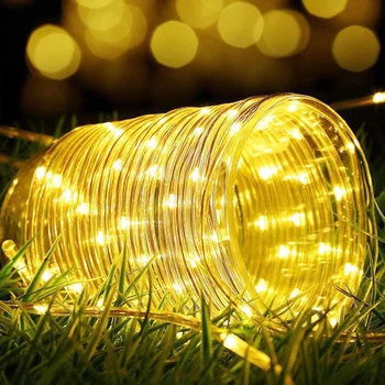 7M 12M na Prostem LED Solarna Svetilka Led Niz Luči Pravljice Počitnice Božično zabavo Garland Sončni Vrt Nepremočljiva Luči