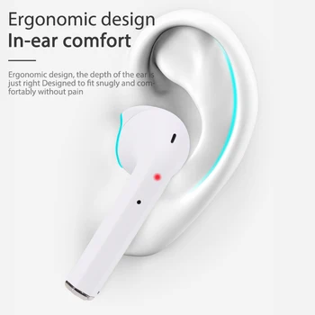 TWS I2 Slušalke za Iphone Xiaomi Huawei Samsung Pametni Telefon Bluetooth 5.0 Brezžične Slušalke V priključek za Slušalke na Dotik Tipka Bluetooths