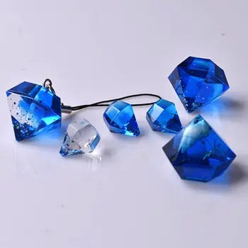 1pcs/veliko Silikonsko Plesni Smolo Kalupov Za DIY Majhen Diamant Obesek Obesek Diamond Die Plesni DIY za Nakit