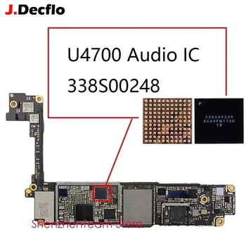 JDecflo 10pcs IC Codec 338S00248 CALLAN Big Avdio Čipu IC, U4700 CS42L75 Integrirana Vezja U4700 Za iPhone 8 8P X XS MAX XR