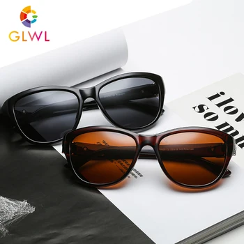 Sončna očala Ženske Oblikovalec Stekla 2021 Ženski Vožnje Sonce Polarizirana Očala Leče Mačje Oko Retro Ogledalo Luksuzni Mlada Dama
