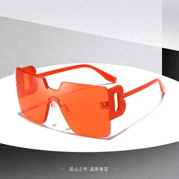 Črn Kvadrat Prevelik Sončna Očala Ženske Velik Okvir Pisanimi Očali Retro Moda Klasična Očala Za Zaščito Pred Soncem Očala Očala