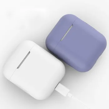 Mehki Silikonski Primerih Za Apple Airpods 1/2 Zaščitna Bluetooth Brezžične Slušalke Cover Za Apple Air Stroki Polnjenje Box Vrečke