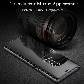Luksuzni Ogledalo, Prikaz Smart Flip Primeru Za Xiaomi Pocophone F1 original Etui z Magnetno fundas Xaiomi PocophoneF1 F 1 na Telefon Kritje