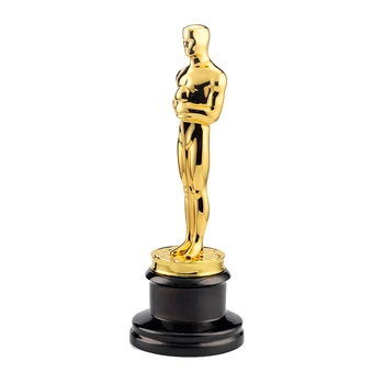 Cinkove Zlitine Oscar Pokal Nagrade 1:1 13.5 cm Replika Oscar Trophy Pravi pozlačeni Oscar Tv Film Spominkov Darilo