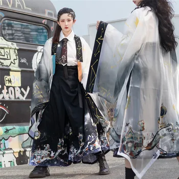 Kitajski Slog 2021 Moda Tradicionalnih Hanfu ženska Oblačila Izvirno Obleko Vrh Krilo Nastavite Natisnjeni Nov Trend Kul Kostum Ples