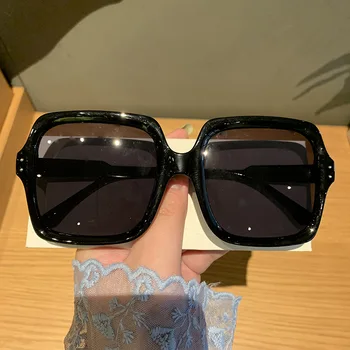 UVLAIK 2021 Kvadratnih sončna Očala Ženske Moški Retro Veliki Okvirji Gradient Prevelik sončna Očala za Ženski Trendi blagovne Znamke Očala UV400