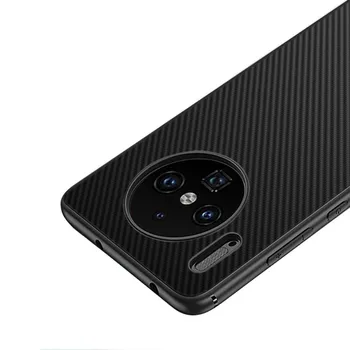 Ogljikov Strup struktura Vlaken Za Huawei Mate 40 RS 30 20 20X 10 P Smart 2020 2021 Z S Pro Plus, Lite 2019 2018 Primeru Telefon