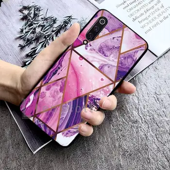 Marmor luksuzni bleščečo barvo, sijaj Telefon Primerih za Xiaomi Redmi opomba Huawei honor mate P 7 8 9 10 20 30 40 t mp Pro x Lite pokrov