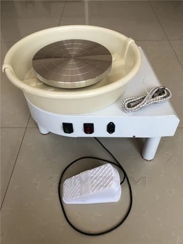 Električni lončenine kolo oblike keramičnih pralni DIY Lončenine plesni stroj z pladenj pedal gospodinjstvu otrok, keramika risanje
