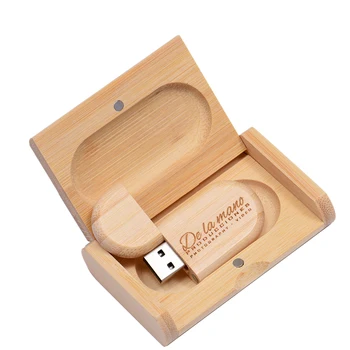 JASTER 5pcs/veliko USB 2.0 (brez LOGOTIPA) Lesene Usb z Box USB Flash Drive Pendrive 4GB 8GB 16GB 32GB 64GB Pomnilnika memory Stick za Darilo