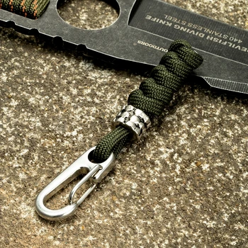 MKENDN Moških Paracord Keychain Prostem Plezanju Kovinske Sponke Visoke Trdnosti Padalo Kabel Self-Defense Sili Preživetje Key Ring